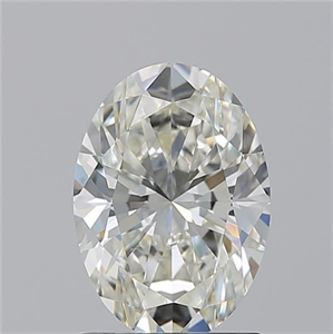 Picture of Natural Diamond 1.50 Carats, Oval with  Cut, J Color, SI2 Clarity and Certified by GIA