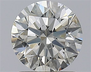 Picture of Natural Diamond 1.20 Carats, Round with Excellent Cut, J Color, SI1 Clarity and Certified by GIA