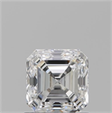 Natural Diamond 1.01 Carats, Asscher with  Cut, E Color, VS2 Clarity and Certified by GIA
