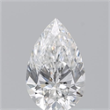 Natural Diamond 0.52 Carats, Pear with  Cut, F Color, VS1 Clarity and Certified by GIA