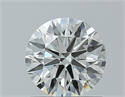 Natural Diamond 0.76 Carats, Round with Excellent Cut, K Color, IF Clarity and Certified by GIA