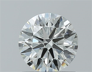 Picture of Natural Diamond 0.76 Carats, Round with Excellent Cut, K Color, IF Clarity and Certified by GIA