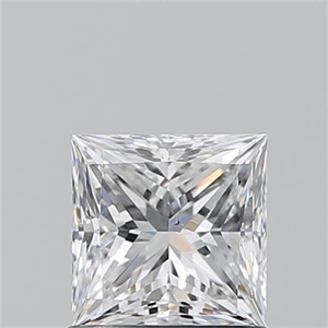 Foto Diamante Natural 1.03 quilates, Princesa , Color D, claridad SI1 y certificado GIA de