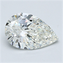 Diamante Natural 3.01 quilates, De pera , Color I, claridad VS1 y certificado GIA