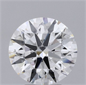 Lab Grown Diamond 4.08 Carats, Round with Ideal Cut, E Color, VS2 Clarity and Certified by IGI