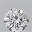 Natural Diamond 0.70 Carats, Round with Excellent Cut, F Color, SI2 Clarity and Certified by GIA