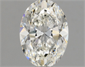 Natural Diamond 1.00 Carats, Oval with  Cut, G Color, VVS1 Clarity and Certified by GIA