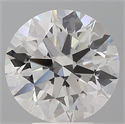 Lab Grown Diamond 4.60 Carats, Round with Ideal Cut, F Color, VVS2 Clarity and Certified by IGI