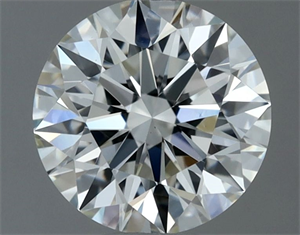 Picture of Natural Diamond 0.61 Carats, Round with Excellent Cut, H Color, VVS2 Clarity and Certified by IGI