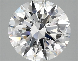 Picture of Lab Grown Diamond 3.06 Carats, Round with Ideal Cut, F Color, VVS2 Clarity and Certified by IGI