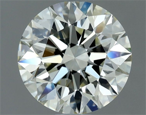 Picture of Natural Diamond 1.05 Carats, Round with Excellent Cut, K Color, VVS2 Clarity and Certified by IGI