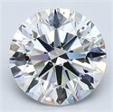 Natural Diamond 2.52 Carats, Round with Excellent Cut, E Color, SI1 Clarity and Certified by GIA