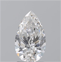 Natural Diamond 1.77 Carats, Pear with  Cut, G Color, VS1 Clarity and Certified by GIA