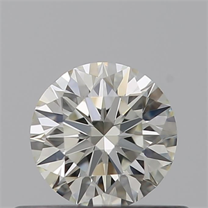 Picture of Natural Diamond 0.40 Carats, Round with Excellent Cut, L Color, VVS1 Clarity and Certified by GIA