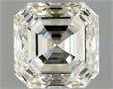 Natural Diamond 1.01 Carats, Asscher with  Cut, K Color, IF Clarity and Certified by GIA