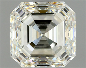 Picture of Natural Diamond 1.01 Carats, Asscher with  Cut, K Color, IF Clarity and Certified by GIA