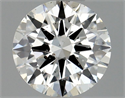 Natural Diamond 0.61 Carats, Round with Excellent Cut, H Color, SI2 Clarity and Certified by GIA