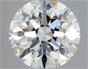 Natural Diamond 0.40 Carats, Round with Excellent Cut, H Color, VS2 Clarity and Certified by GIA