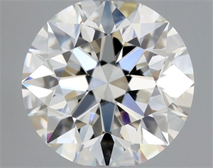 Picture of Natural Diamond 0.40 Carats, Round with Excellent Cut, H Color, VS2 Clarity and Certified by GIA