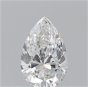 Natural Diamond 0.70 Carats, Pear with  Cut, G Color, VS1 Clarity and Certified by GIA