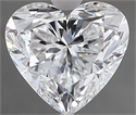 Natural Diamond 2.76 Carats, Heart with  Cut, D Color, VS1 Clarity and Certified by GIA