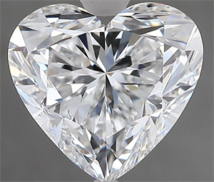 Picture of Natural Diamond 2.76 Carats, Heart with  Cut, D Color, VS1 Clarity and Certified by GIA
