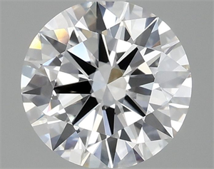 Picture of Lab Grown Diamond 2.00 Carats, Round with Ideal Cut, D Color, VVS2 Clarity and Certified by IGI