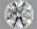 Natural Diamond 0.70 Carats, Round with Very Good Cut, J Color, VVS2 Clarity and Certified by GIA