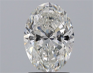 Foto Diamante Natural 2.01 quilates, Ovalado , Color G, claridad SI1 y certificado GIA de