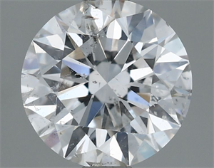 Picture of Natural Diamond 1.02 Carats, Round with Excellent Cut, F Color, I1 Clarity and Certified by GIA