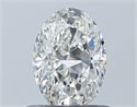 Diamante Natural 0.70 quilates, Ovalado , Color G, claridad IF y certificado GIA