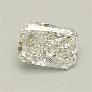 Picture of Natural Diamond 1.01 Carats, Radiant with  Cut, H Color, SI2 Clarity and Certified by GIA