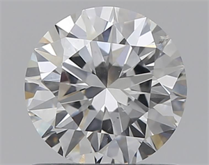 Foto Diamante Natural 0.75 quilates, Redondo , Color F, claridad SI2 y certificado GIA de