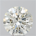 Diamante Natural 5.21 quilates, Redondo , Color K, claridad SI2 y certificado GIA