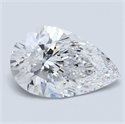 Diamante Natural 2.01 quilates, De pera , Color D, claridad SI2 y certificado GIA