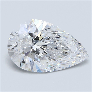 Foto Diamante Natural 2.01 quilates, De pera , Color D, claridad SI2 y certificado GIA de