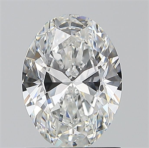 Picture of Natural Diamond 1.20 Carats, Oval with  Cut, E Color, VS2 Clarity and Certified by GIA