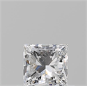 Diamante Natural 0.50 quilates, Princesa , Color E, claridad VS2 y certificado GIA