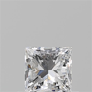 Foto Diamante Natural 0.50 quilates, Princesa , Color E, claridad VS2 y certificado GIA de