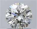 Diamante Natural 0.91 quilates, Redondo , Color J, claridad SI1 y certificado GIA