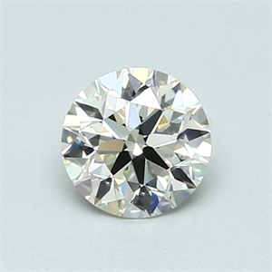 Picture of Natural Diamond 0.70 Carats, Round with Excellent Cut, K Color, VS2 Clarity and Certified by GIA
