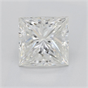 Natural Diamond 1.69 Carats, Princess with  Cut, H Color, VS1 Clarity and Certified by GIA
