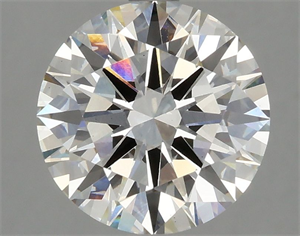 Picture of Lab Grown Diamond 3.08 Carats, Round with Ideal Cut, H Color, VS1 Clarity and Certified by IGI