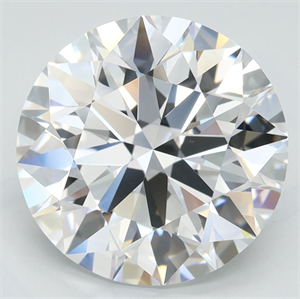 Picture of Lab Grown Diamond 3.92 Carats, Round with Excellent Cut, D Color, VVS1 Clarity and Certified by GIA