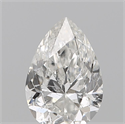 Natural Diamond 0.80 Carats, Pear with  Cut, G Color, I1 Clarity and Certified by GIA