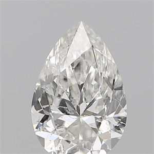 Picture of Natural Diamond 0.80 Carats, Pear with  Cut, G Color, I1 Clarity and Certified by GIA
