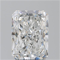 Diamante Natural 2.20 quilates, Radiante , Color F, claridad SI1 y certificado GIA
