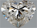 Natural Diamond 1.01 Carats, Heart with  Cut, J Color, SI2 Clarity and Certified by HRD