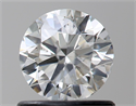 Natural Diamond 0.70 Carats, Round with Excellent Cut, G Color, SI1 Clarity and Certified by GIA