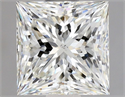 Natural Diamond 1.01 Carats, Princess with  Cut, I Color, SI1 Clarity and Certified by GIA